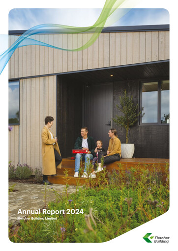 Thumbnail Fletcher Building Annual Report 2024