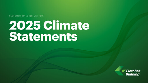 Thumbnail Fletcher Building ESG Report 2025