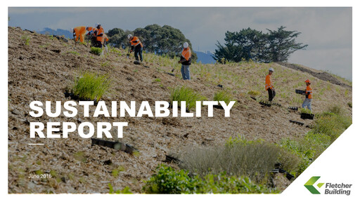 Vorschaubild Fletcher Building Nachhaltigkeitsbericht 2016