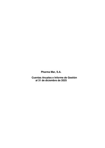 Thumbnail Pharma Mar Financial Statement 2025
