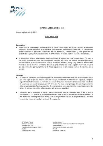 Thumbnail Pharma Mar Half-year Report 2019-h1