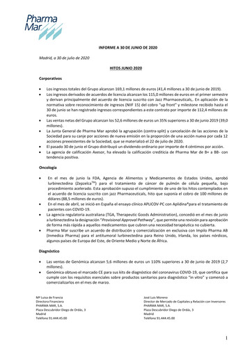 Thumbnail Pharma Mar Half-year Report 2020-h1