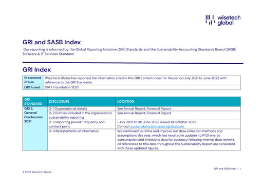 Vorschaubild WiseTech Global
 ESG-Bericht fy2022