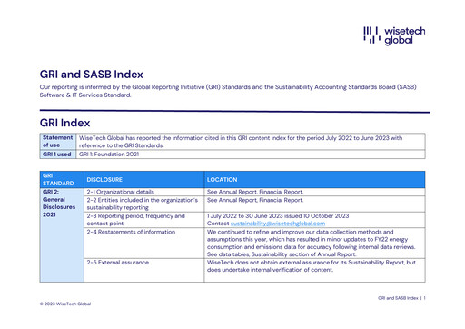 Vorschaubild WiseTech Global
 ESG-Bericht fy2023