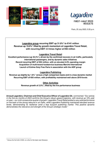 Thumbnail Groupe Lagardère
 Half-year Report 2023-h1