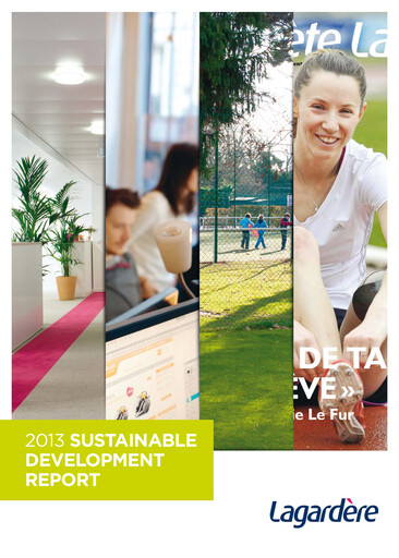 Thumbnail Groupe Lagardère
 Sustainability Report 2013