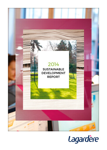 Thumbnail Groupe Lagardère
 Sustainability Report 2014