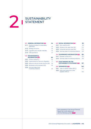 Thumbnail Groupe Lagardère
 Sustainability Report 2024