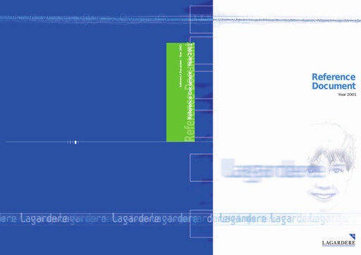 Thumbnail Groupe Lagardère
 Universal Registration Document 2001