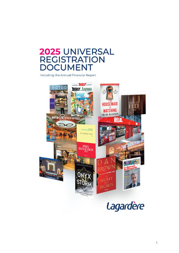 Thumbnail Groupe Lagardère
 Universal Registration Document 2025