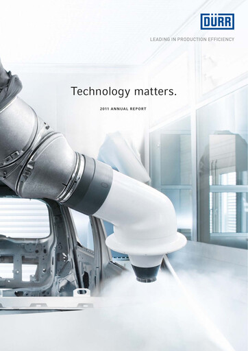 Thumbnail Dürr Annual Report 2011