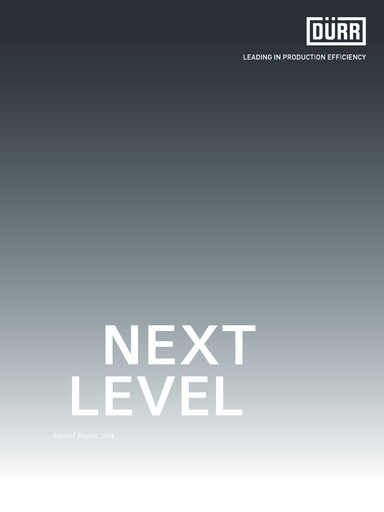 Thumbnail Dürr Annual Report 2014