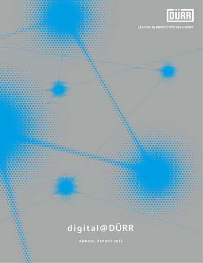 Thumbnail Dürr Annual Report 2016