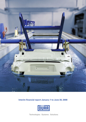 Miniature Dürr Rapport semestriel 2008-h1