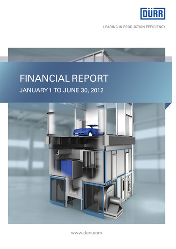 Miniature Dürr Rapport semestriel 2012-h1