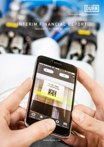 Miniature Dürr Rapport semestriel 2017-h1