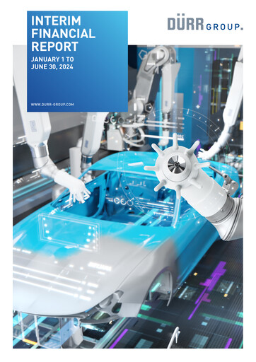 Miniature Dürr Rapport semestriel 2024-h1