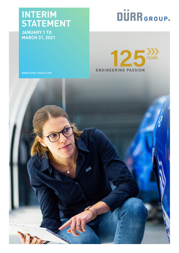 Thumbnail Dürr Quarterly Report 2021-q1