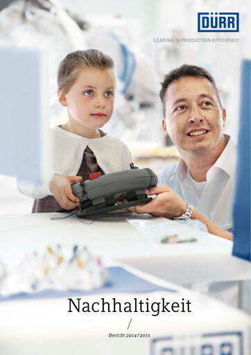 Thumbnail Dürr Sustainability Report 2014-2015
