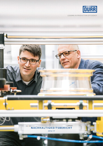 Thumbnail Dürr Sustainability Report 2016-2017