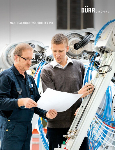 Thumbnail Dürr Sustainability Report 2018