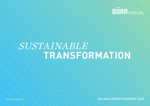 Thumbnail Dürr Sustainability Report 2020
