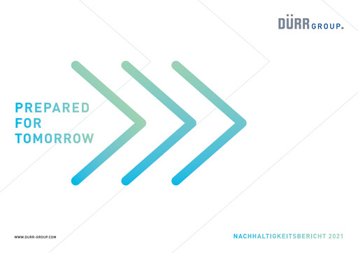 Thumbnail Dürr Sustainability Report 2021