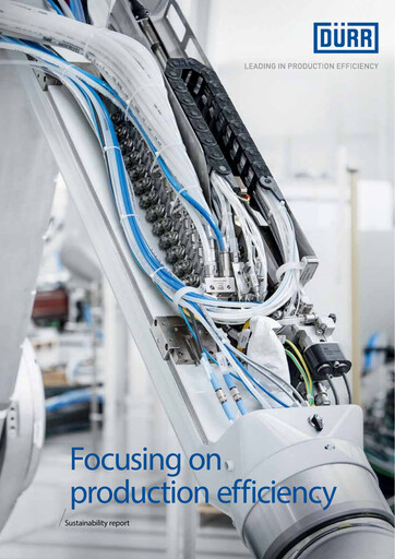 Thumbnail Dürr Sustainability Report 2012-2013