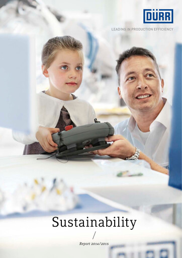 Thumbnail Dürr Sustainability Report 2014-2015