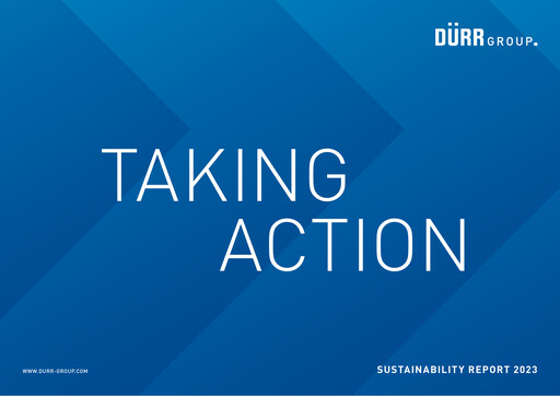 Thumbnail Dürr Sustainability Report 2023