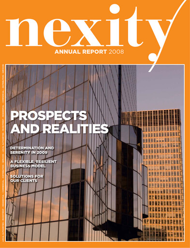 Thumbnail Nexity Annual Report 2008