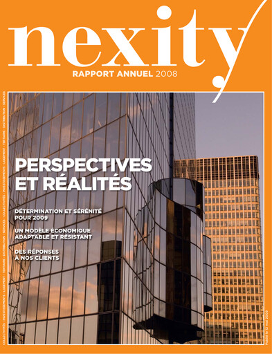 Thumbnail Nexity Annual Report 2008