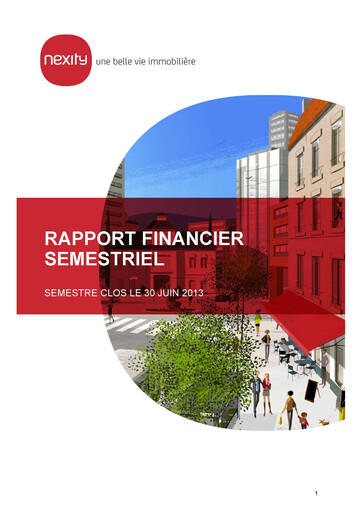 Thumbnail Nexity Financial Report 2013-h1