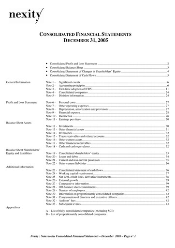 Vorschaubild Nexity Finanzmitteilung 2005