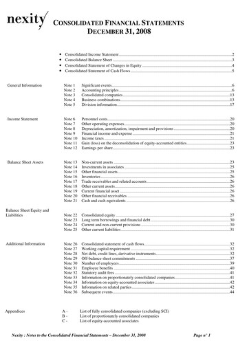 Vorschaubild Nexity Finanzmitteilung 2008