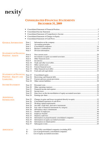Vorschaubild Nexity Finanzmitteilung 2009
