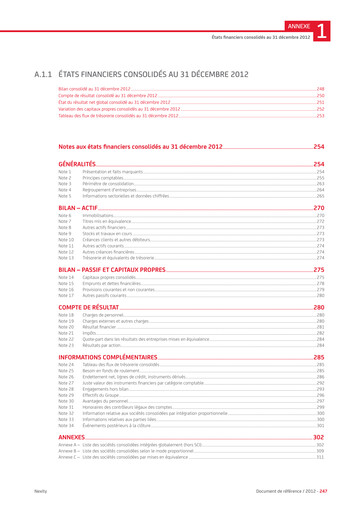 Thumbnail Nexity Financial Statement 2012
