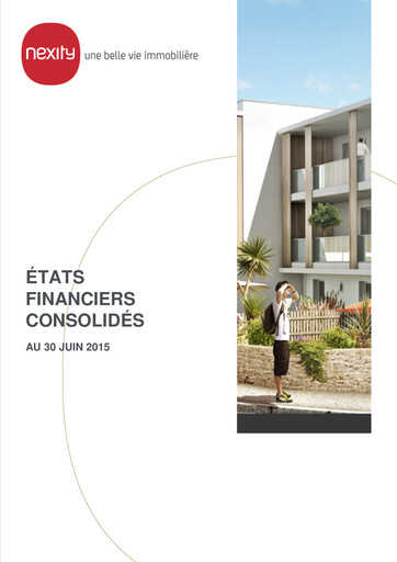 Thumbnail Nexity Financial Statement 2015-h1