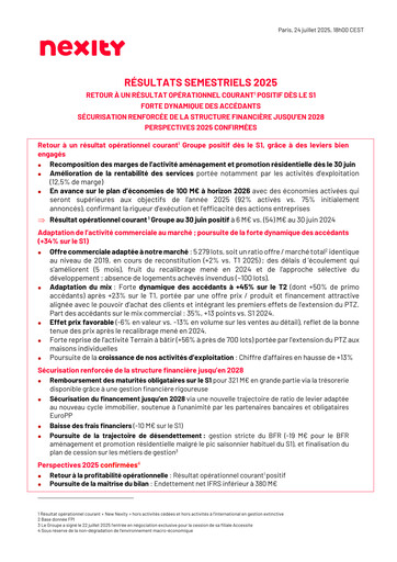 Thumbnail Nexity Half-year Report 2025-h1