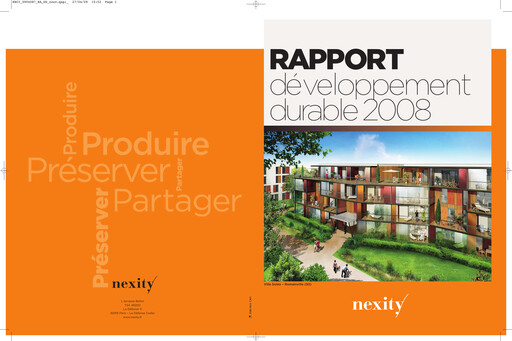 Thumbnail Nexity Sustainability Report 2008