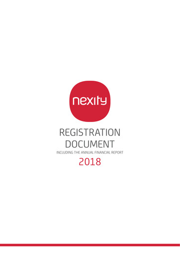 Thumbnail Nexity Universal Registration Document 2018