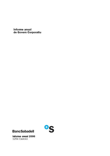 Thumbnail Banco Sabadell
 Annual Report 2006