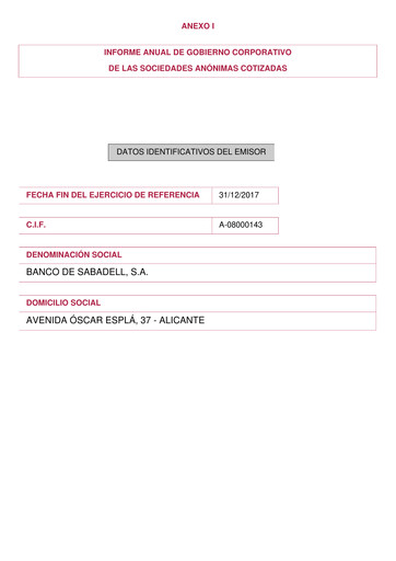 Thumbnail Banco Sabadell
 Annual Report 2017