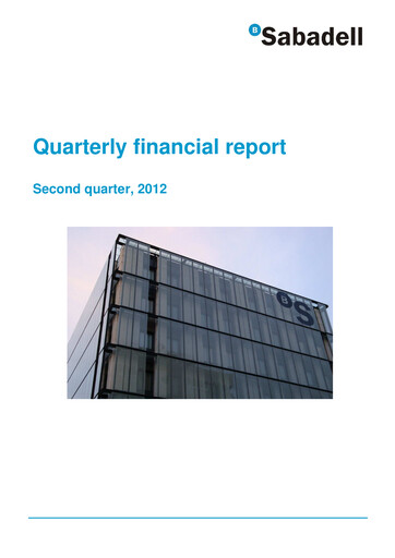 Miniature Banco Sabadell
 Rapport trimestriel 2012-q2