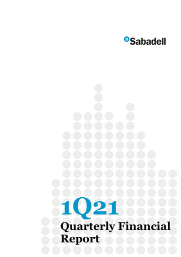 Miniature Banco Sabadell
 Rapport trimestriel 2021-q1