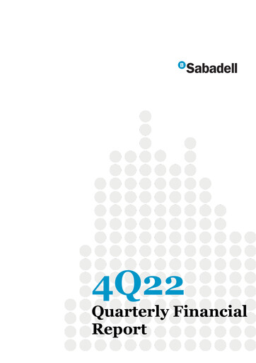 Miniature Banco Sabadell
 Rapport trimestriel 2022-q4