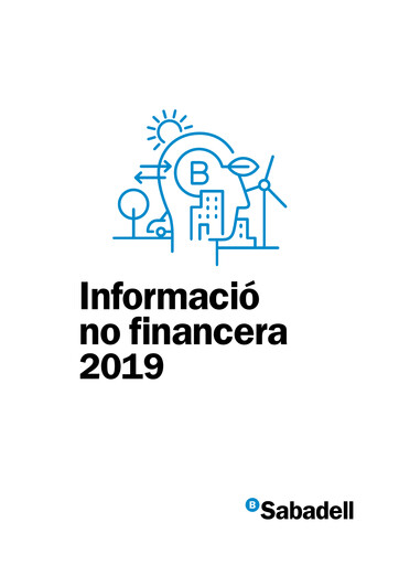 Thumbnail Banco Sabadell
 Sustainability Report 2019