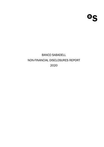 Thumbnail Banco Sabadell
 Sustainability Report 2020