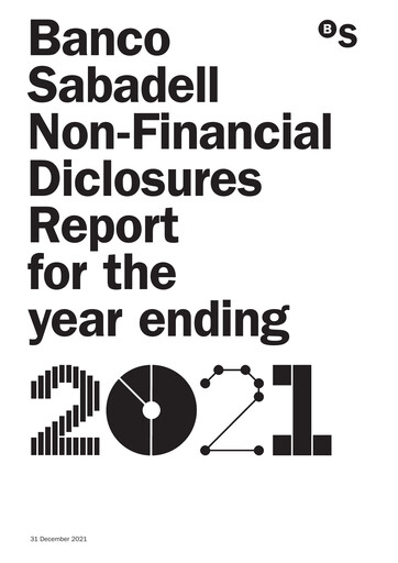 Thumbnail Banco Sabadell
 Sustainability Report 2021