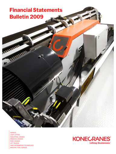 Thumbnail Konecranes
 Financial Statement 2009